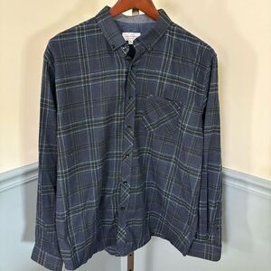 Rue Saint-Patrick Montreal Long Sleeve Button Down Pocket Flannel Shirt XXL